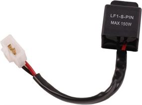 img 3 attached to Enhance Motorcycle Turn Signals: 2-Pin Electronic LED Flasher Relay for Fixing Hyper Flash with Bulb Compatibility