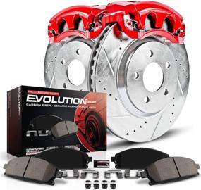 img 3 attached to 🔧 Enhance Your Brake Performance with Power Stop (KC2434) 1-Click Brake Kit featuring Calipers