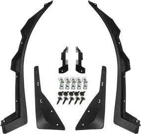 img 4 attached to A-Premium Mud Flaps Mudguards Replacement Set 🚗 for Chevrolet Camaro 2014 2015 Coupe Convertible - 4-Piece