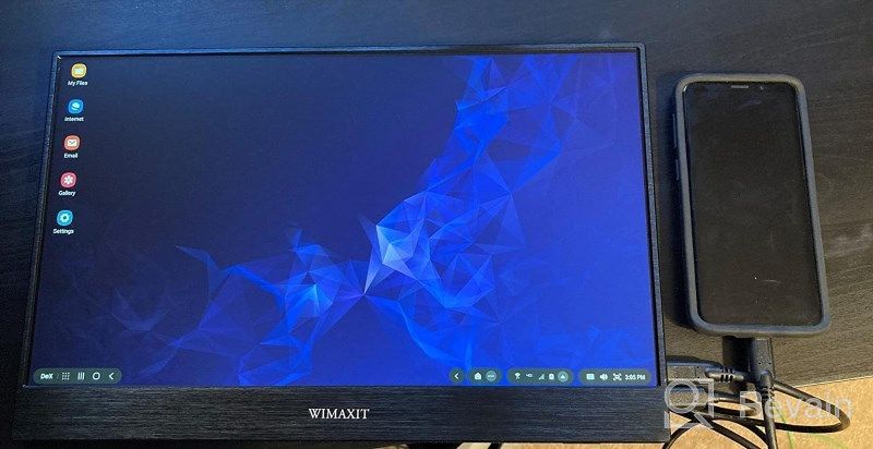 img 1 attached to Enhance Your Viewing Experience with WIMAXIT M1560CT2 Ultra Slim 15.6" Touchscreen HD Monitor - 1920X1080 Resolution review by Brandon Balzarini