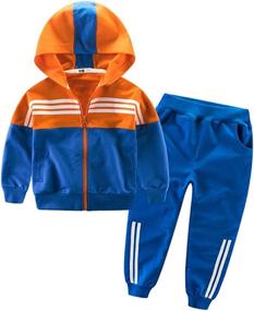 img 2 attached to Casual Tracksuit Sleeve Sweatsuit Suggest Boys' Clothing at Clothing Sets