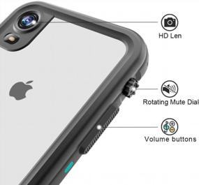 img 1 attached to Ocean Blue Waterproof Case For IPhone Xr - Marrkey Sealed Underwater Protection With Built-In Screen And Full-Body Rugged Cover For Apple IPhone Xr 6.1 Inch