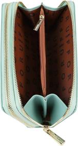 img 1 attached to Cynure Womens Organizer Leather Wristlet Women's Handbags & Wallets ~ Wallets