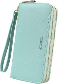 img 2 attached to Cynure Womens Organizer Leather Wristlet Women's Handbags & Wallets ~ Wallets