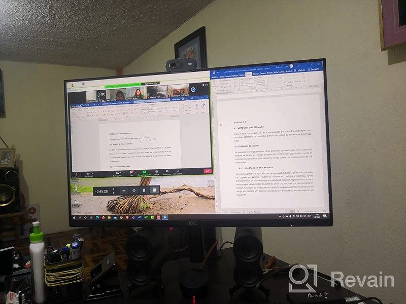 img 1 attached to AOC 27B2H Monitor: Frameless, 75Hz, Wide Viewing 🖥️ Angle, Ultra Slim, Lowblue Mode - Ultimate Basic Display review by Darrell Chavez