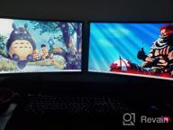 img 1 attached to 🖥️ AOPEN 24HC1QR Pbidpx 23.6" WQHD(2560X1440)P Curved Monitor with FreeSync Technology and Blue Light Filter review by Hampton Heyward