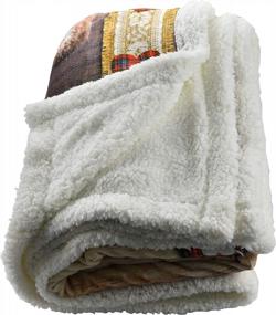 img 3 attached to Get Cozy With ARAD Super Soft Nap Blanket: White, Fuzzy, And Fun Teddy Bear Heart Throw