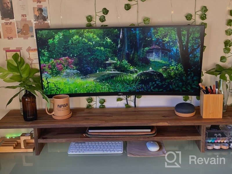 img 1 attached to Dell 34 Inch Ultrawide Monitor P3421W: QHD 🖥️ 3440X1440P, 60Hz, Flicker-Free, Swivel Adjustment, Anti-Glare Coating, USB-C, Curved Display review by Justin Miller
