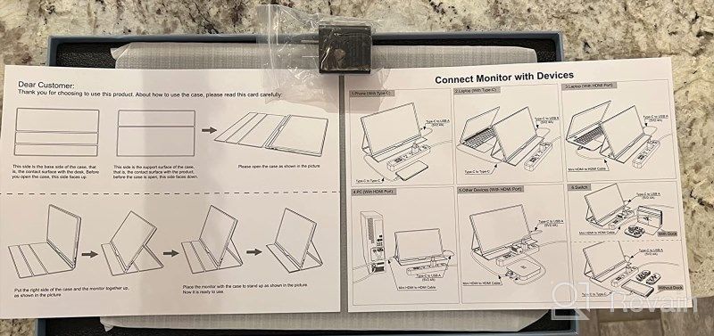 img 1 attached to Foowin Portable Monitor Display Speaker 15.8", 1920X1080P, 60Hz, Z1, HDMI review by Steve Wanogho