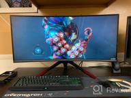 img 1 attached to Viotek GN32LD QHD 32 Inch Curved Gaming Monitor - 144Hz Refresh Rate, 2560X1440 Resolution, FreeSync and Anti-Glare Technology, Adjustable Stand, HDMI and DVI Input review by Mike Mccants