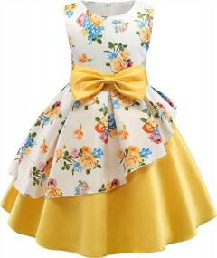 img 3 attached to Kids Special Occasion Dress: NSSMWTTC Flower Girls Pageant Party Dresses