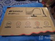 img 1 attached to 🔍 SANSUI ES-22F1 Ultra Slim Ergonomic Computer Monitor - 1920X1080P, Wall Mountable, Anti-Bluelight, Flicker-Free, Anti-Glare, HDMI review by Cedric Beck