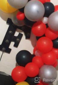 img 5 attached to Разноцветные воздушные шары для вечеринок - идеально подходят для свадеб и торжеств - набор из 12 воздушных шаров от PIXRIY