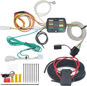 img 4 attached to Toyota Avalon, RAV4 4 Way Flat Trailer Connector Wiring Harness Kit - CARROFIX Custom T-Connector Vehicle