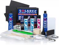 solarez uv cure epoxy pro travel kit - quick and eco-friendly repair solution for surfboards, sups, and wakeboards, cures in 3 minutes under sunlight, made in usa logo