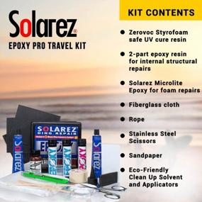 img 2 attached to SOLAREZ UV Cure Epoxy Pro Travel Kit - быстрое и экологически чистое решение для ремонта досок для серфинга, SUP и вейкбордов, отвердевает за 3 минуты под солнечным светом, сделано в США
