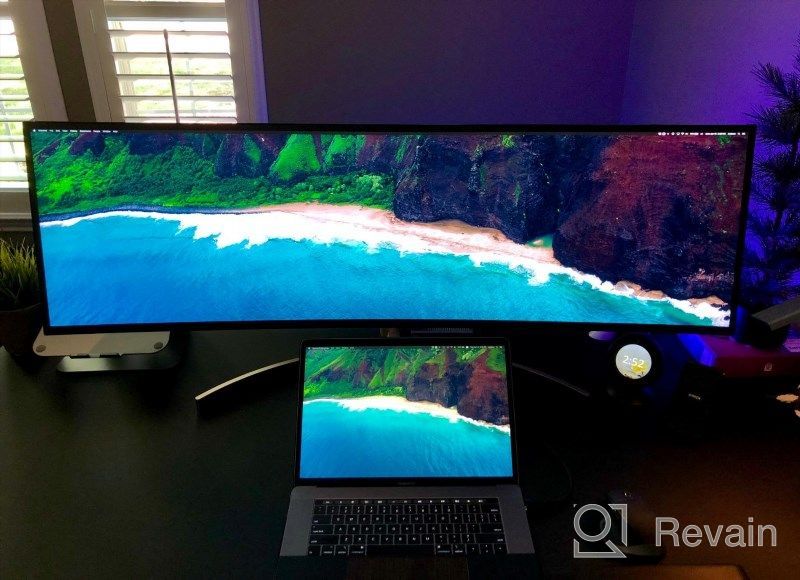 img 1 attached to LG 49WL95C-W 49-Inch Curved Ultrawide 5120x1440p Monitor with Tilt and Height Adjustment review by Ralph Riewer