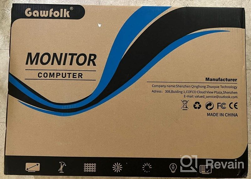 img 1 attached to 🖥️ Gawfolk 23.6" Computer Eye Care Technology Mounting Display - 1920X1080P, 144Hz, Tilt Adjustment, Wall Mountable (Model: GF240A) review by Sam Burkett