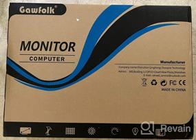 img 6 attached to 🖥️ Gawfolk 23.6" Computer Eye Care Technology Mounting Display - 1920X1080P, 144Hz, Tilt Adjustment, Wall Mountable (Model: GF240A)