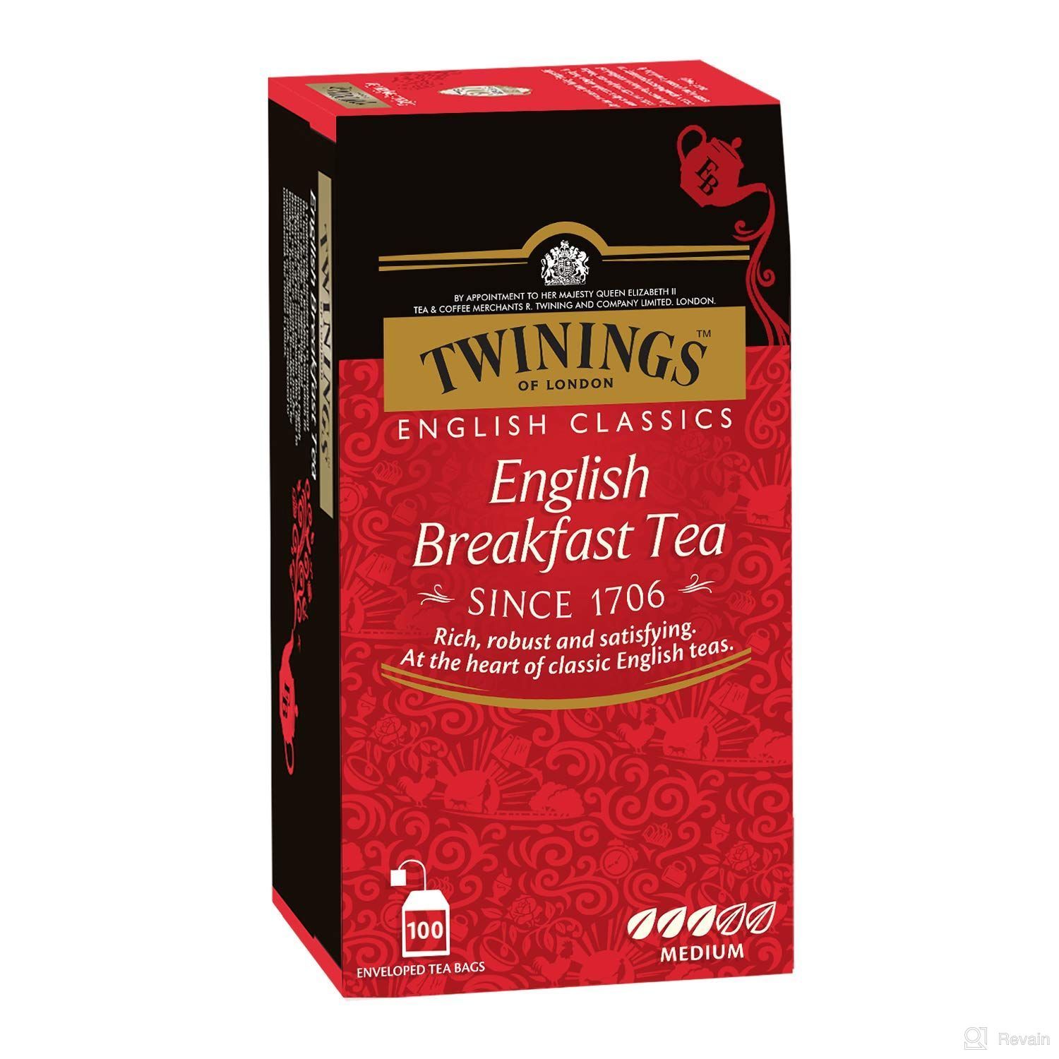 twinings english breakfast tea 로고