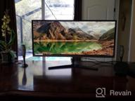 img 1 attached to Samsung S34J55W 34 Inch Ultrawide LS34J550WQNXZA: Enhanced 75Hz Flicker-Free Display with Tilt Adjustment and Ultrawide Screen review by Christopher Muhammad