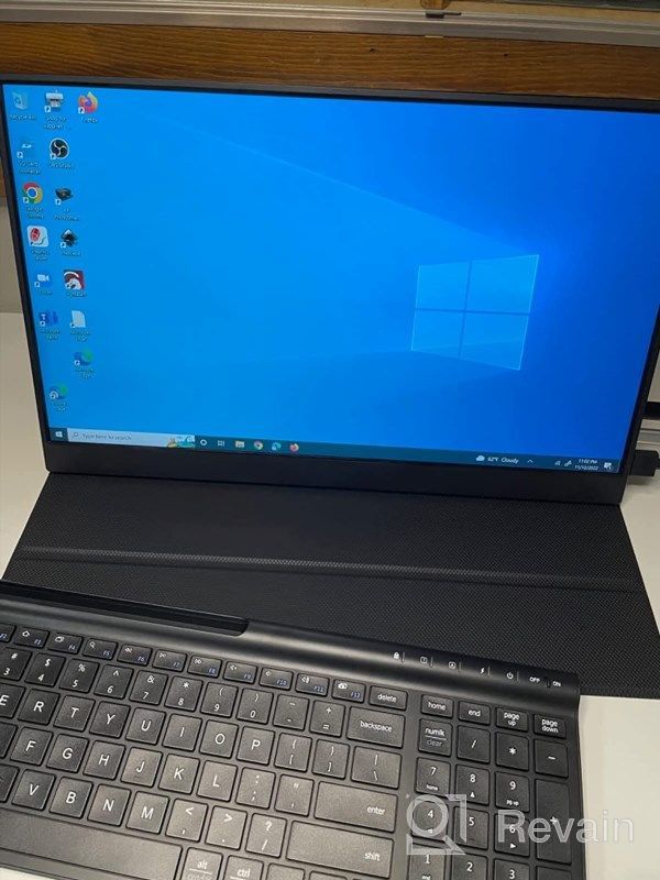 img 1 attached to CUIUIC Upgraded 17.3" Portable Monitor - Mountable, Ultrawide Screen, Wall Mountable, OTG, Flicker-Free, Lightweight, HDMI, 60Hz review by Jason Freeman