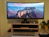 img 1 attached to AOC CU34G2X: Ultimate Immersive, Frameless Ultrawide Screen for HD Gaming and More! review by Trevor Arroyo