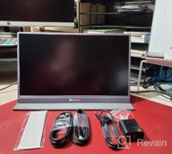 img 1 attached to MAGICRAVEN Portable Monitor with Built-In Speakers, 1920X1080P, 60Hz, Wall Mountable - M1501 review by Sean Garceau