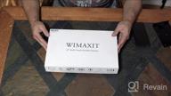img 1 attached to 🖥️ WIMAXIT 12" Portable Touchscreen Monitor 1366X768 with Built-In Speakers - M1161CT, IPS, Wall Mountable review by Dusty Kittylovin
