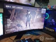img 1 attached to GIGABYTE G32QC Monitor: 165Hz 1440P Curved Screen with FreeSync, Height & Tilt Adjustment, Blue Light Filter - G32QC A-SA review by Nick Gibson