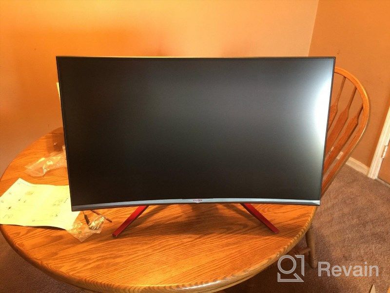 img 1 attached to Viotek GN32LD QHD 32 Inch Curved Gaming Monitor - 144Hz Refresh Rate, 2560X1440 Resolution, FreeSync and Anti-Glare Technology, Adjustable Stand, HDMI and DVI Input review by Alex Robinson