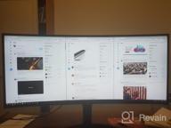 img 1 attached to LG 34WL85C-B Ultrawide Curved Monitor with 🌊 3440X1440P Resolution, Adjustable Tilt and Height, HD IPS Screen review by Shawn Buchanan