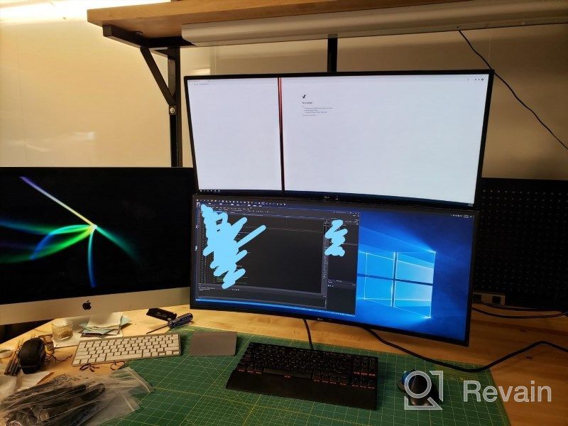 img 1 attached to LG 34GN850-B UltraGear 34-Inch IPS Ultrawide Screen Monitor with 144Hz Refresh Rate, Tilt and Height Adjustments review by Kyle Diego