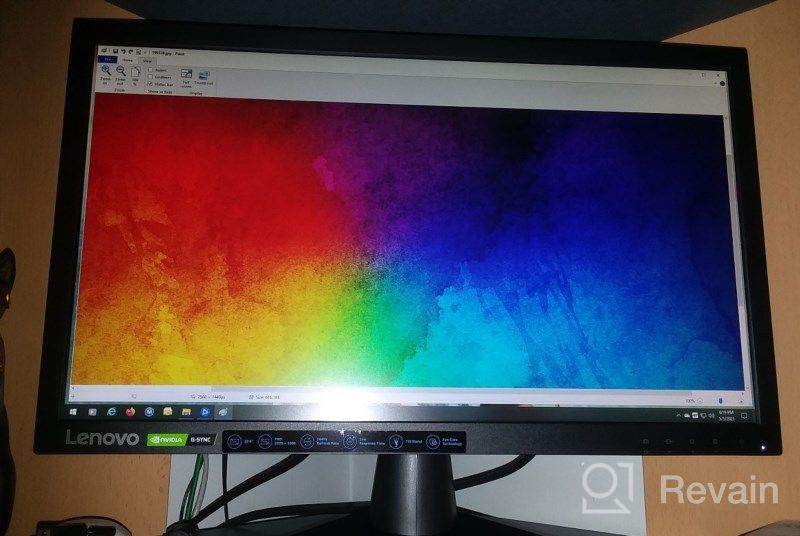 img 1 attached to Lenovo 23.6" Anti-Glare Gaming Monitor, Full HD 1920x1080p, 144Hz Refresh Rate, Tilting Stand, Blue Light Filter, HDMI, G24-10 review by Dezz Charmin