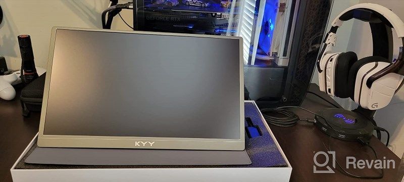 img 1 attached to KYY Portable Monitor 15.6 Inch | External 1920X1080P 60Hz | Built-in Speakers | K3-1 IPS - Review & Specs review by Michael Nguyen