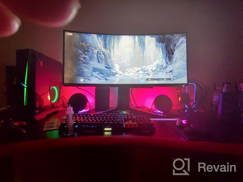 img 1 attached to Alienware Curved NVIDIA Edgelight Monitor 34", 3440X1440P, 120Hz, Ultra Wide, Anti Glare, ‎AW3420DW, IPS, LED review by Horatius Lobley