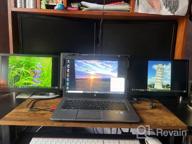 img 1 attached to Gretutu Triple Portable Monitor Laptop USB 13", 1920X1080P, 60Hz, ‎Monitor2021, HD, IPS review by Dominic Alradwan