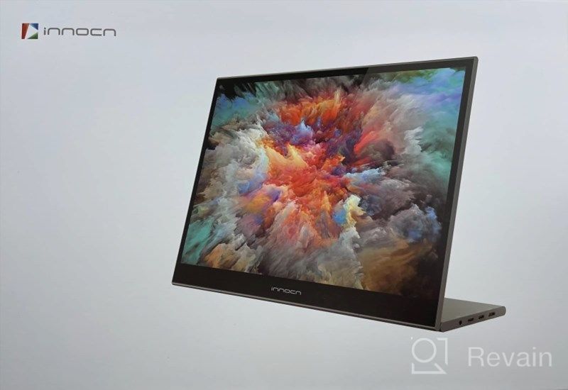 img 1 attached to Take Your Productivity Anywhere with the Portable INNOCN Touchscreen Monitor - 15.6" HD, USB-C & HDMI Connectivity, Built-In Speakers". review by Paul Boren