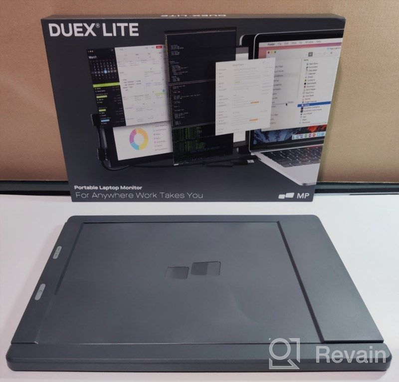 img 1 attached to 💻 Duex Portable Monitor: Upgraded Laptop Companion with 12.5" Display, 1080P Resolution and Lightweight Design in White review by Jason Richardson