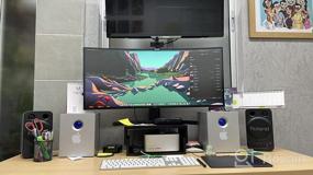img 6 attached to 🖥️ LG 34WN80C-B 34-Inch UltraWide Monitor - 3440x1440P, Curved, Tilt/Height Adjustable, Enhanced Connectivity Compatibility