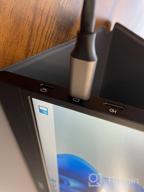 img 1 attached to MNN Portable Monitor 15.6 Inch Ultra Slim with 🖥️ Speakers, Full Function Type-C, OTG, Longer Cables - M156F01 IPS Display review by Doug Tank