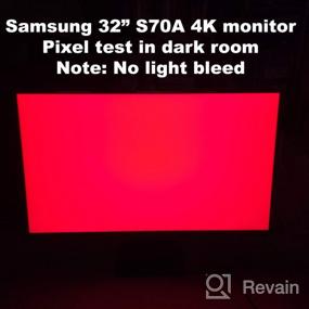 img 6 attached to 💻 Samsung S70A Borderless TUV-Certified 4K Monitor with High Dynamic Range, Blue Light Filter, Wall-Mountable LS32A700NWNXZA
