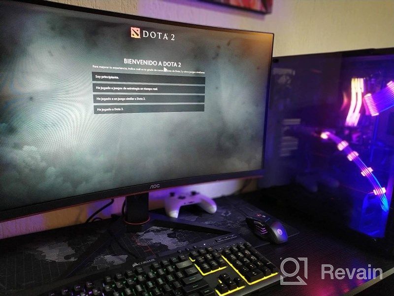 img 1 attached to AOC C27G1 Frameless DisplayPort Adjustable 1920X1080P: Enhance Gaming Experience with 🖥️ 144Hz Refresh Rate, Height Adjustment, Blue Light Filter, Flicker-Free Technology, Wall-Mountable HD Monitor review by Jason Herron