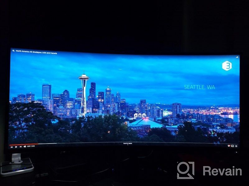 img 1 attached to Enhance Productivity with Dell U3419W Ultrasharp 34 Inch 🖥️ Ultrawide Screen - 3440X1440, 60Hz, USB Hub, Wall Mountable, Height Adjustment review by Tony Haan