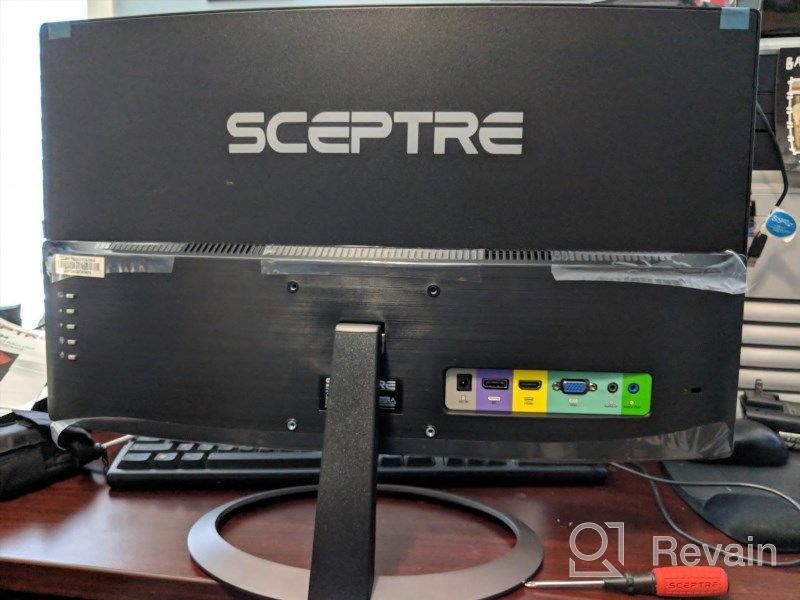 img 1 attached to Sceptre C248W 1920R Monitor: Curved DisplayPort Screen with Built-In Speakers, Wall Mountable & Flicker-Free Technology - C248W-1920R review by Adam Ayyagari