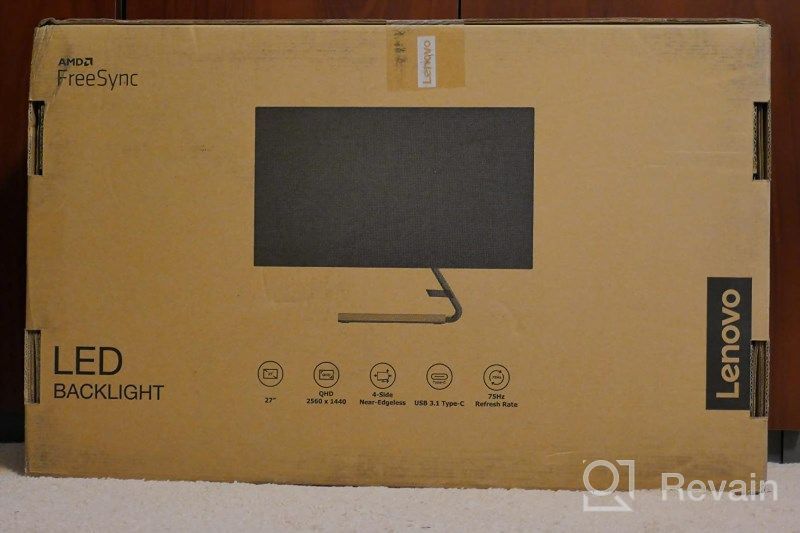img 1 attached to Upgrade Your Display with Lenovo Q27H 10 27 Inch Monitor: Backlit 2560X1440P, 75Hz, USB Hub, Low Blue Light, IPS Technology review by Justin Singh