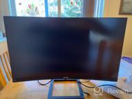 img 1 attached to Philips 272E1CA Frameless Adaptive Sync Replacement Monitor: 🖥️ Full HD, Tilt Adjustment, Built-In Speakers, Curved LED Display review by David Mundt
