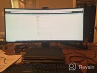 img 1 attached to Enhance Productivity with Dell U3419W Ultrasharp 34 Inch 🖥️ Ultrawide Screen - 3440X1440, 60Hz, USB Hub, Wall Mountable, Height Adjustment review by Ryan Powell