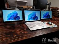 картинка 1 прикреплена к отзыву Gretutu Triple Portable Monitor Laptop USB 13", 1920X1080P, 60Hz, ‎Monitor2021, HD, IPS от Justin Lanuza