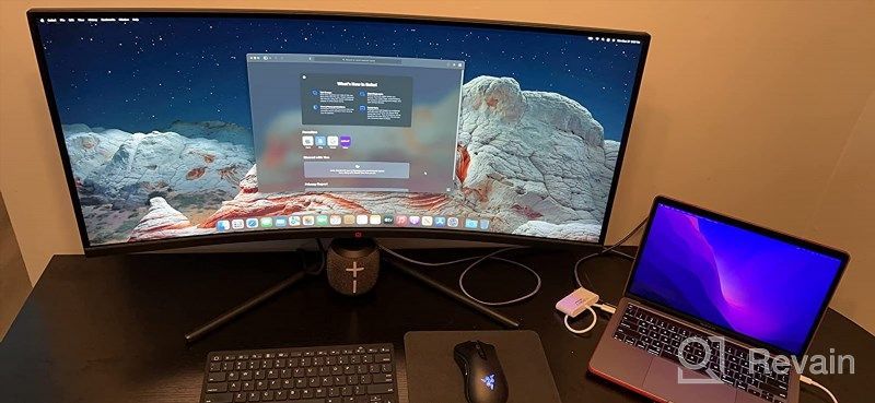 img 1 attached to Immerse Yourself in Spectacular Visuals with the Deco Gear 3440X1440 Ultrawide Reduction Curved Monitor - Blue Light Block, High Dynamic Range, VIEW304 review by David Dieujuste